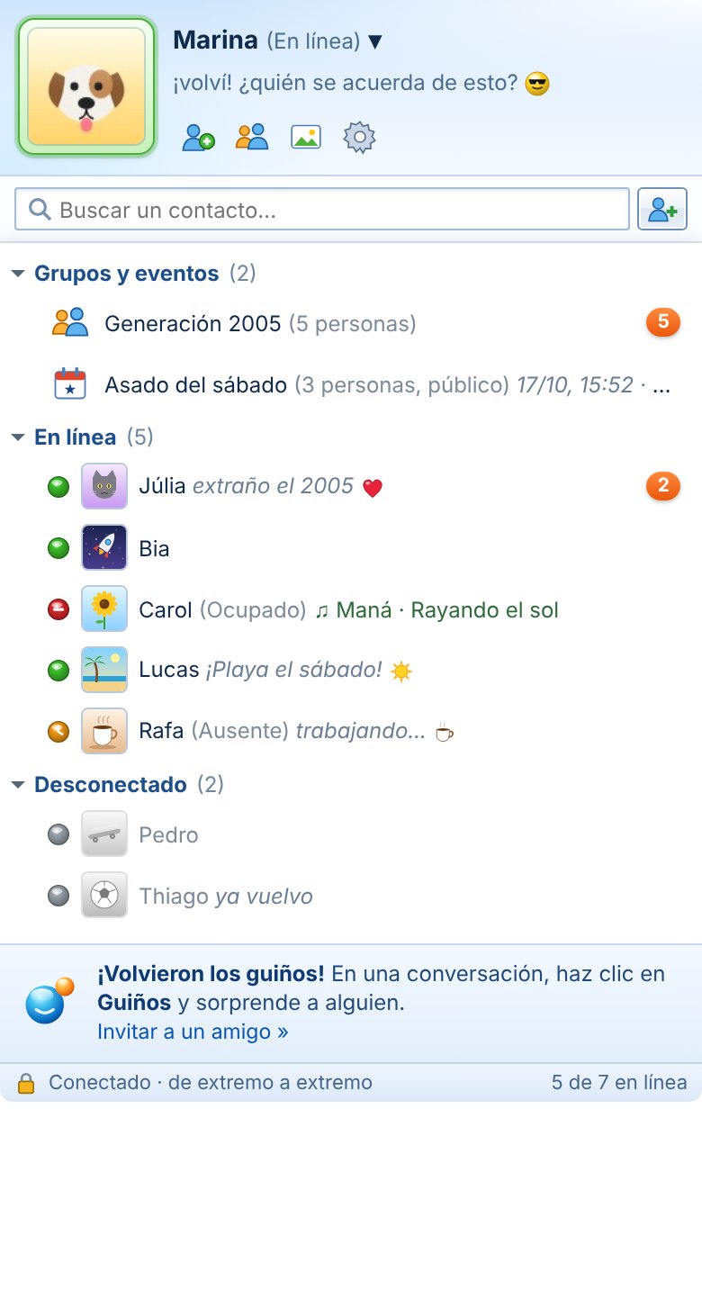 Orby Messenger en el celular